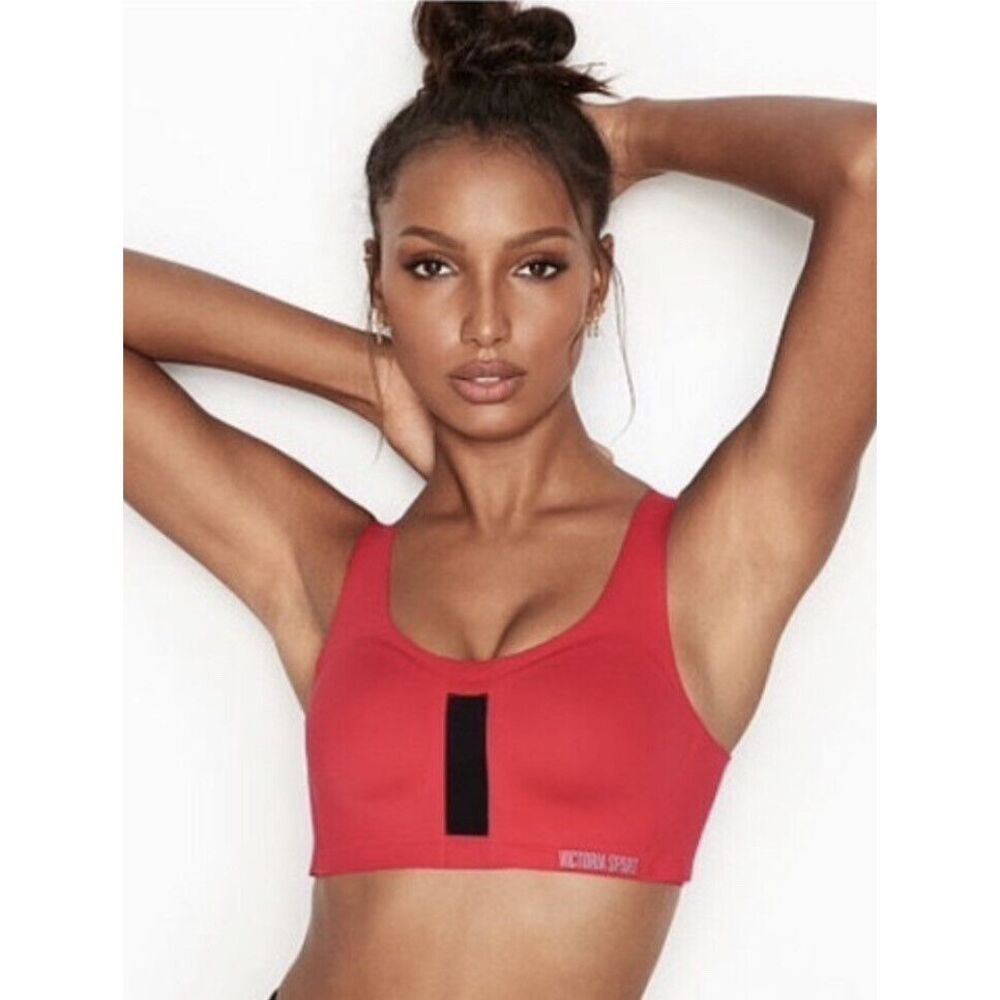 Victoria's Secret Sport‎ Angel Max Sports Bra Red Sz 30B NWT